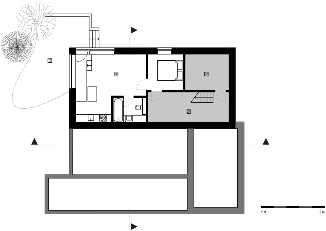 Grundriss unserer Ferienwohnung